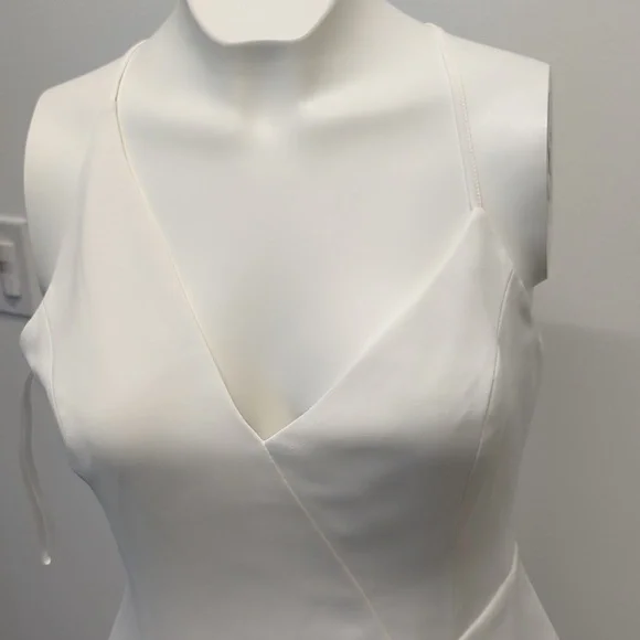 BCBGMaxAzria Off White Dress. NEW - Picture 2 of 6